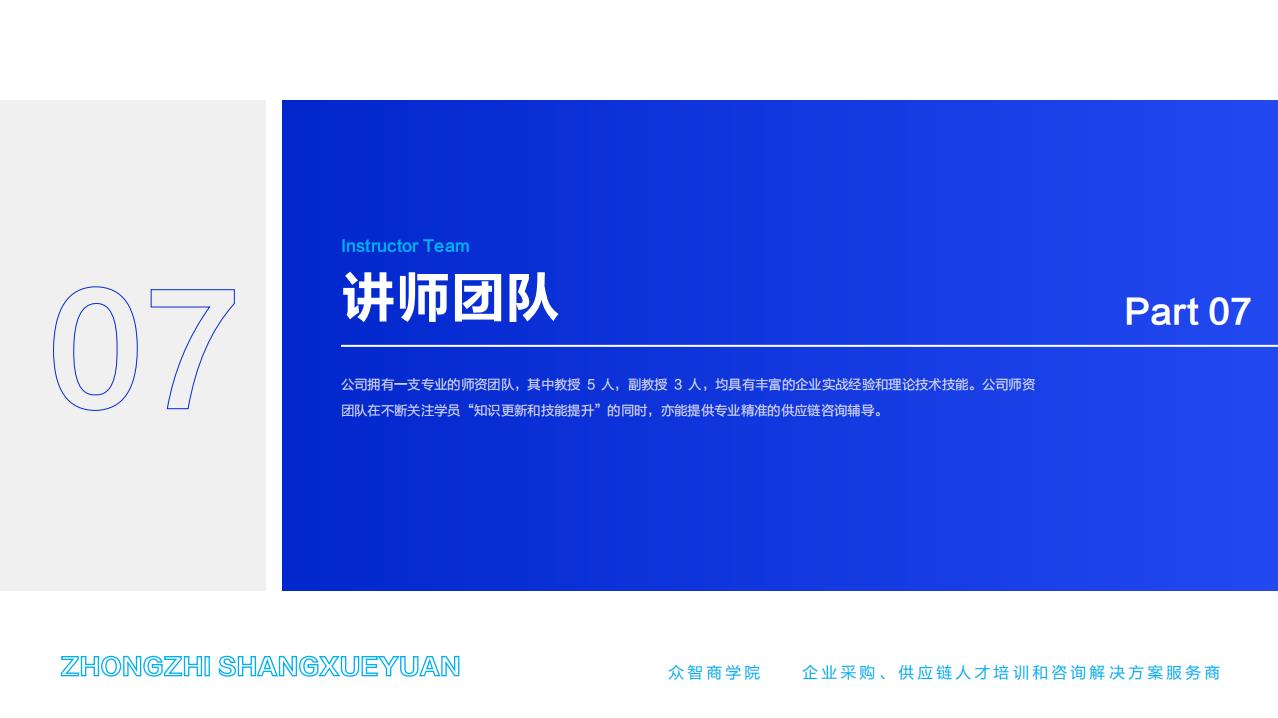 讲师团队